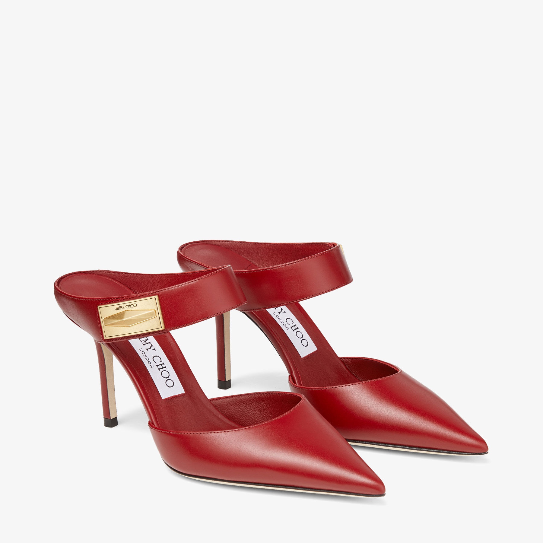 Nell Mule 85
Cranberry Calf Leather Mules - 2