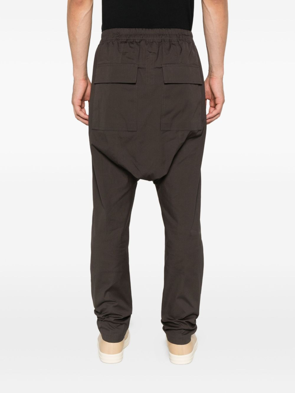 drawstring straight-leg trousers - 4