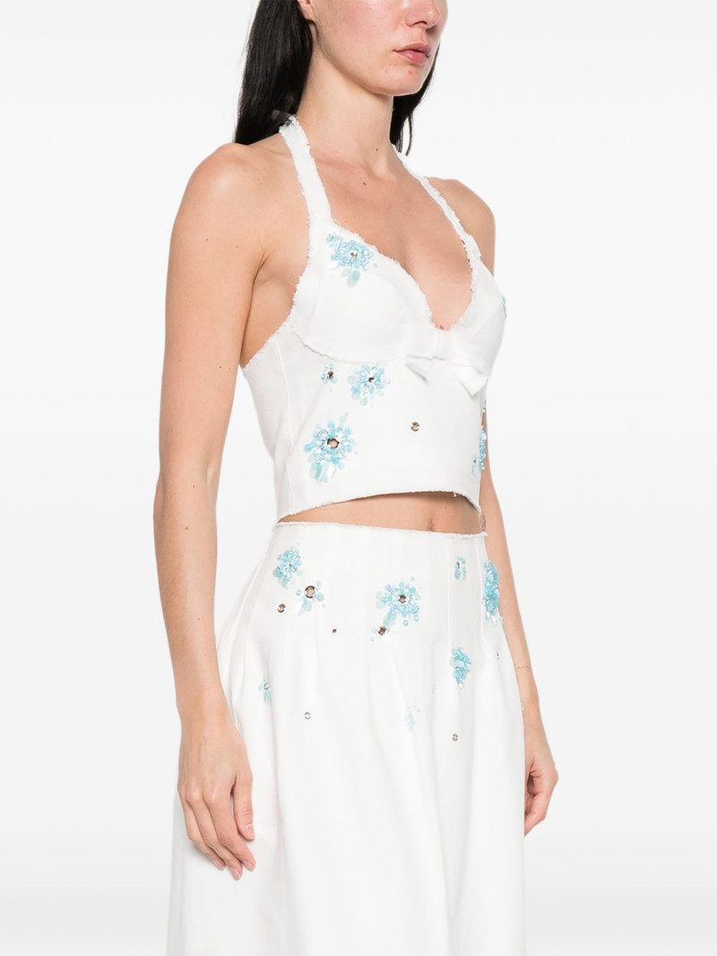 floral halterneck crop top 3