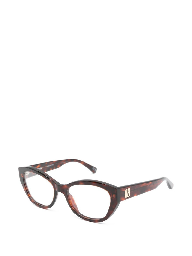 BALENCIAGA patterned cat-eye frames glasses outlook