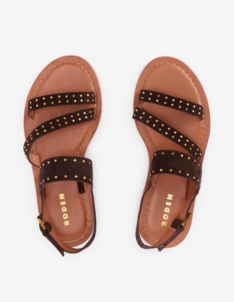 Asymmetric Sandal-Bitter Chocolate 5
