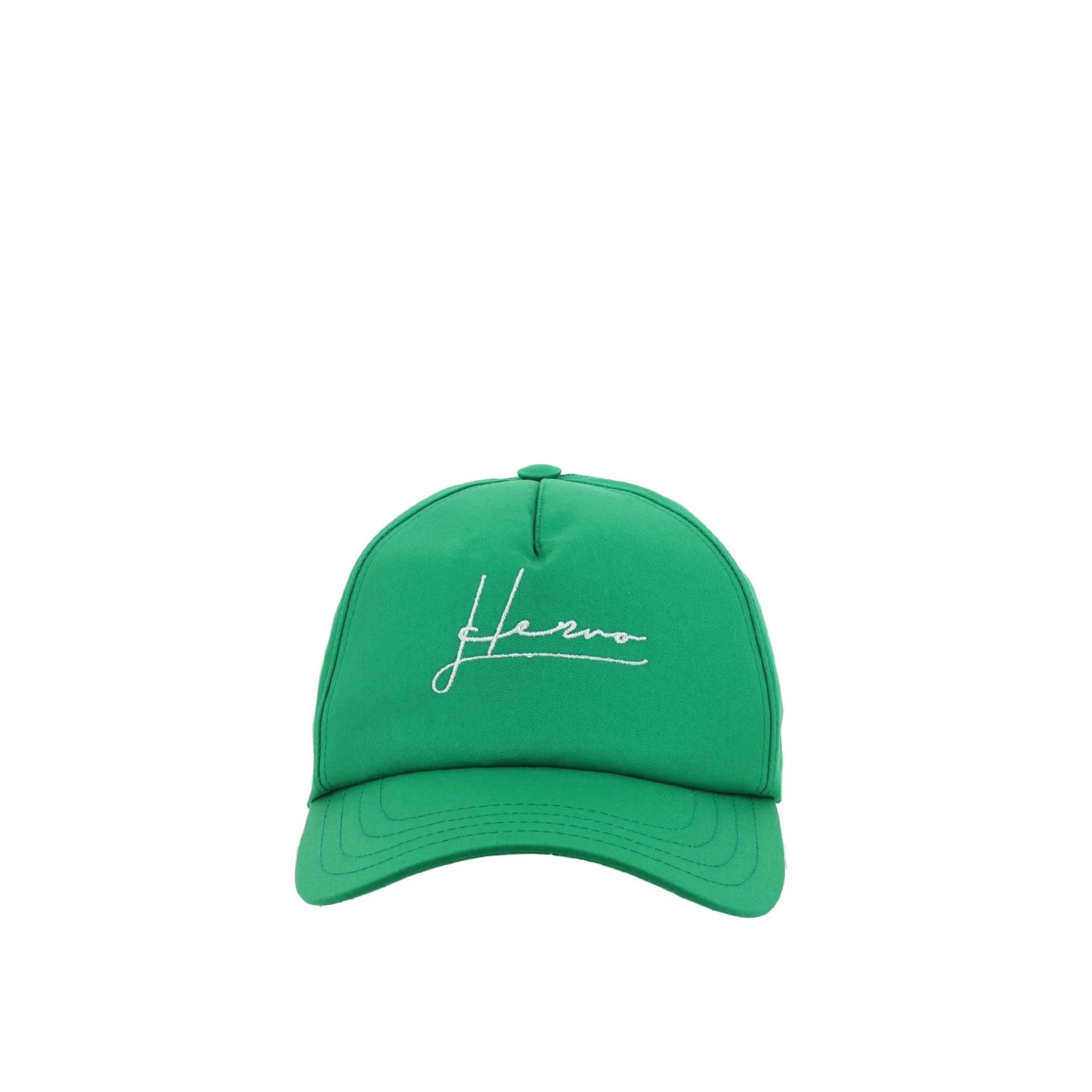 Herno Cotton Logo Cap Green - 1