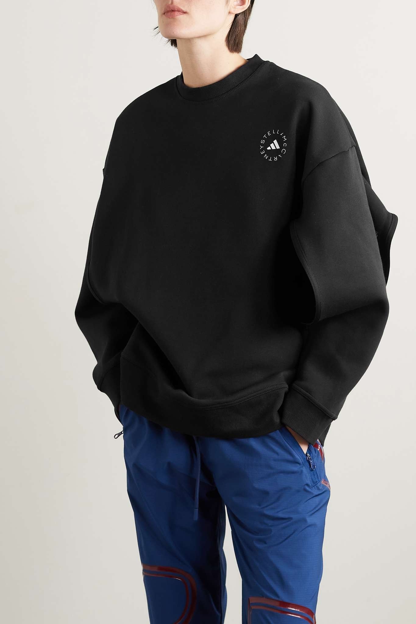 TruePurpose printed organic cotton-blend jersey sweatshirt - 3