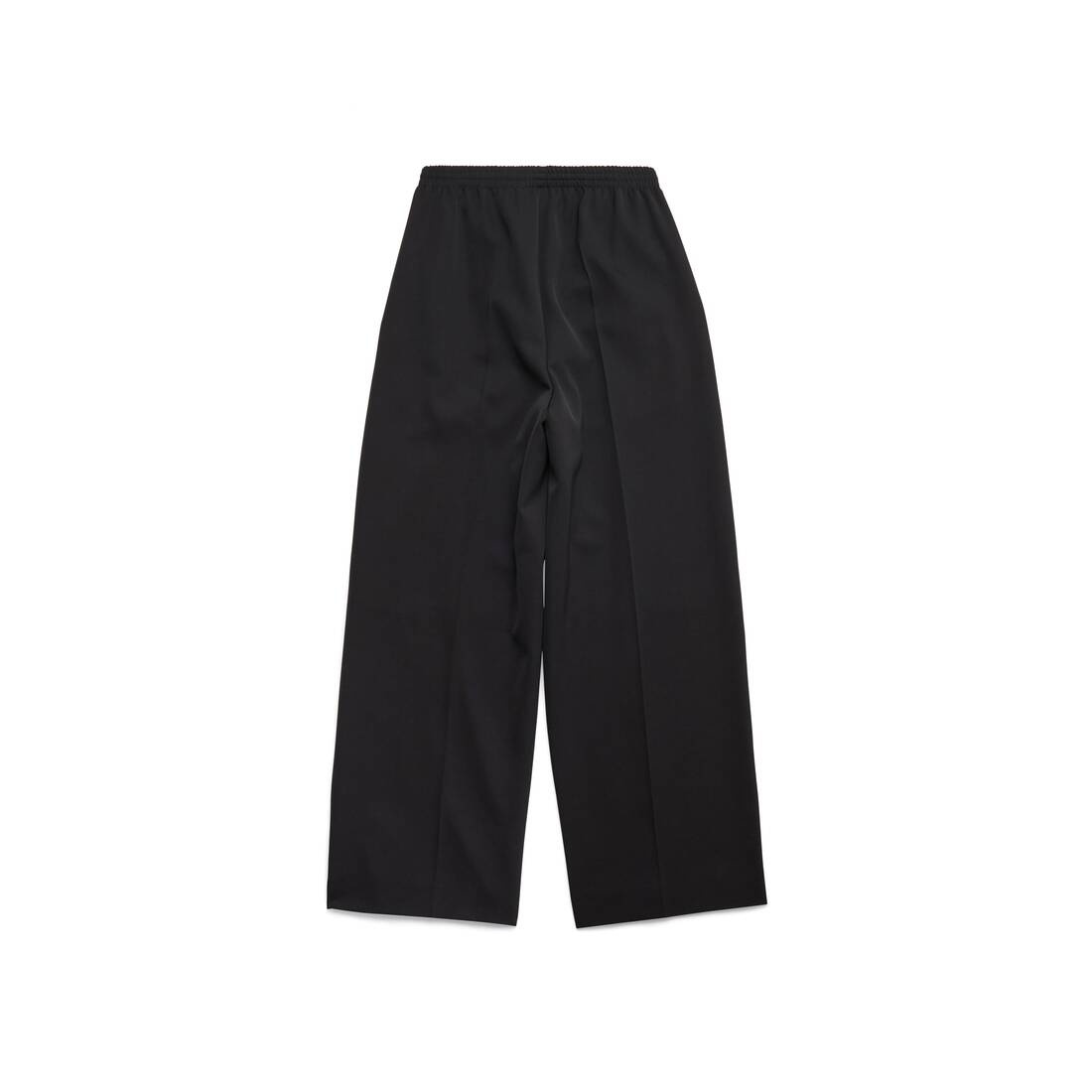 パンツ Balenciaga Black Barathea Wide-Leg Pant BALENCIAGA Oversized stretch-jersey wide-leg pants | NET-A