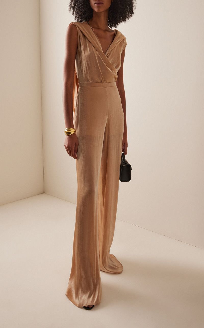 SEV Satin Wide-Leg Pants neutral outlook