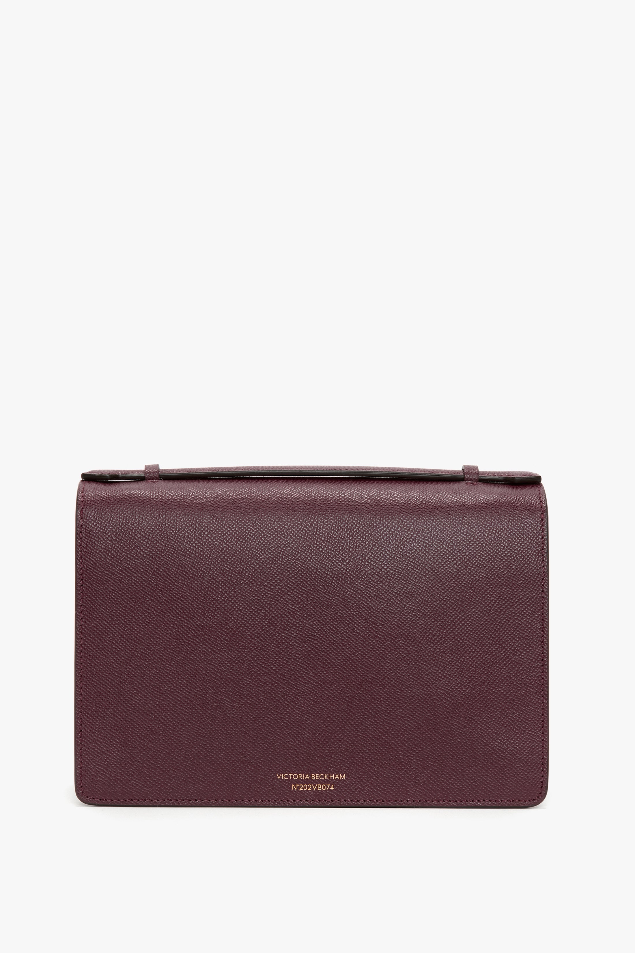Dorian Bag In Burgundy Grained Leather - 5