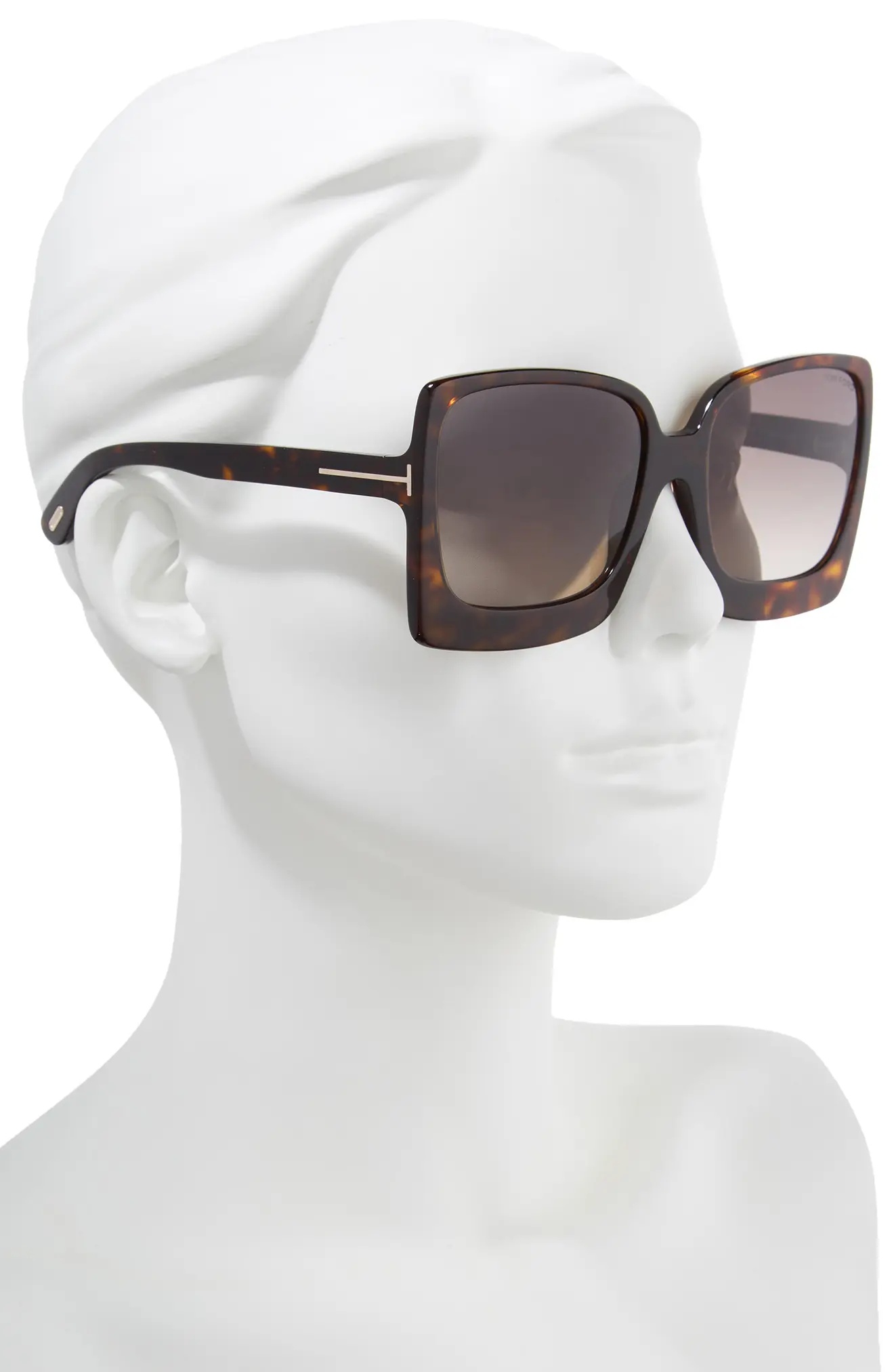 Katrine 60mm Sunglasses in Dark Havana/Gradient Roviex - 2