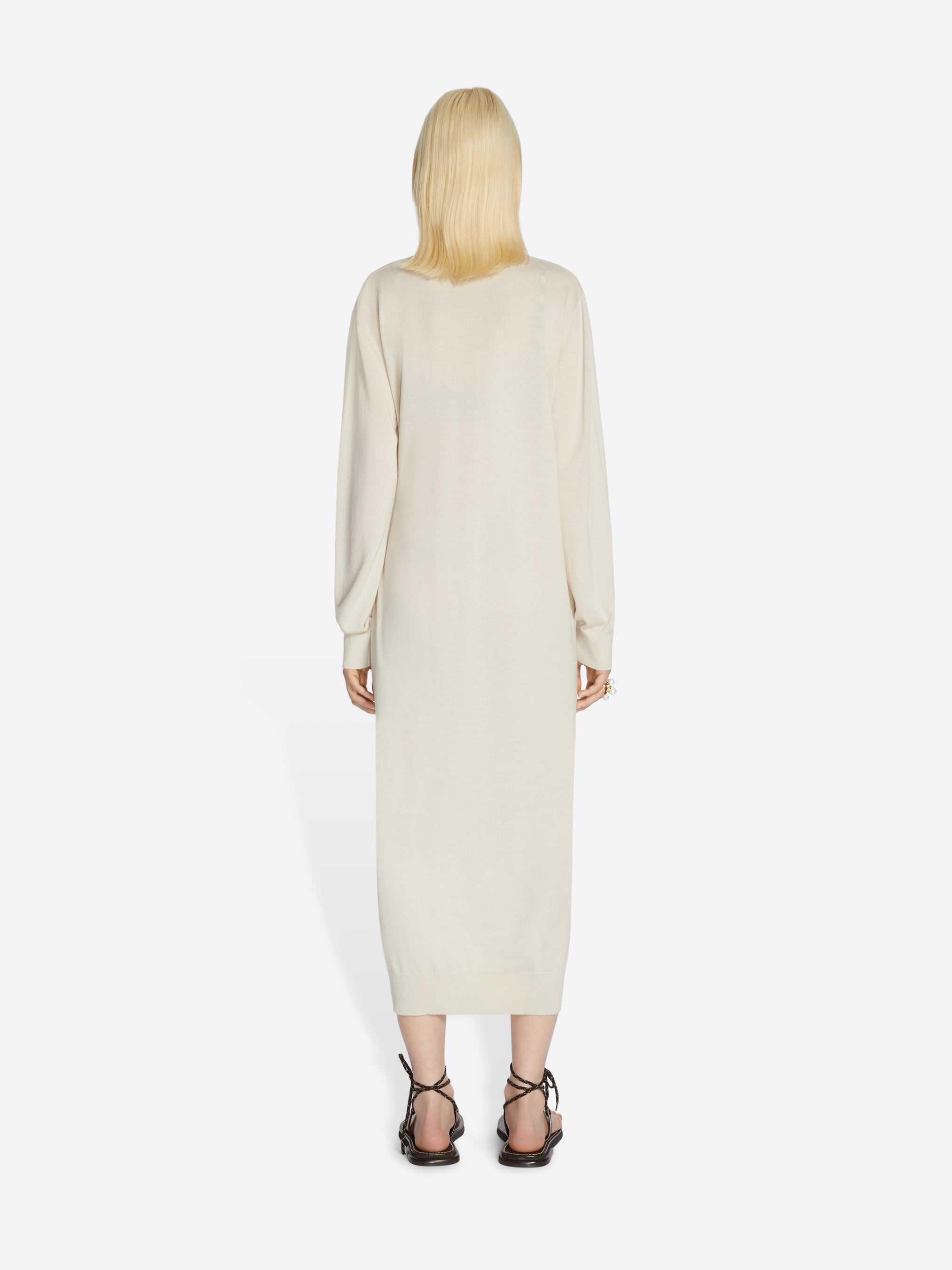 LONG MERINO CARDIGAN - 4