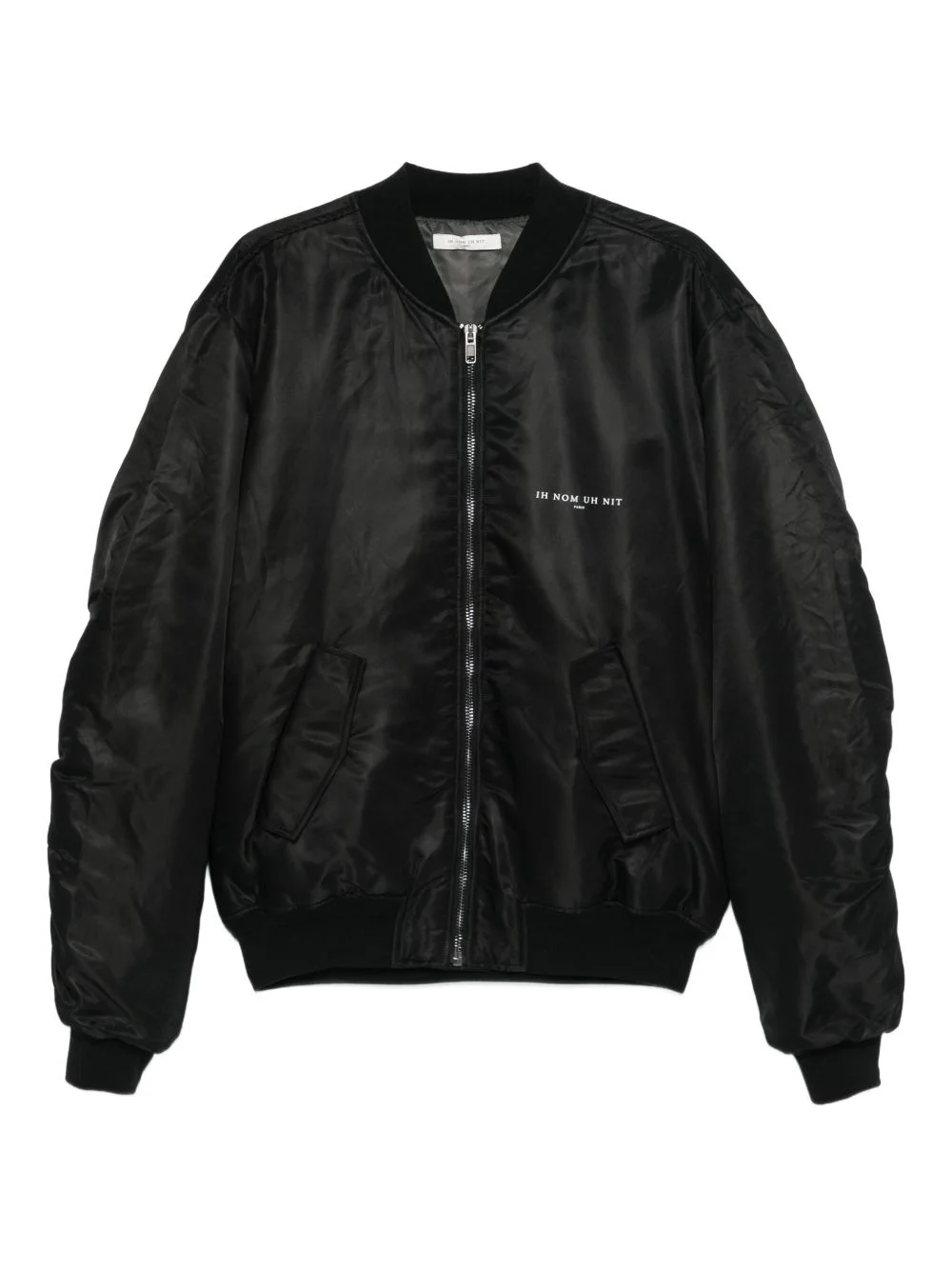 logo-print bomber jacket - 1