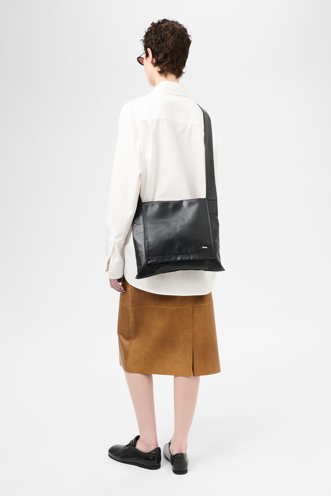 Slim Bag Malleable Black Bull Hide - 5