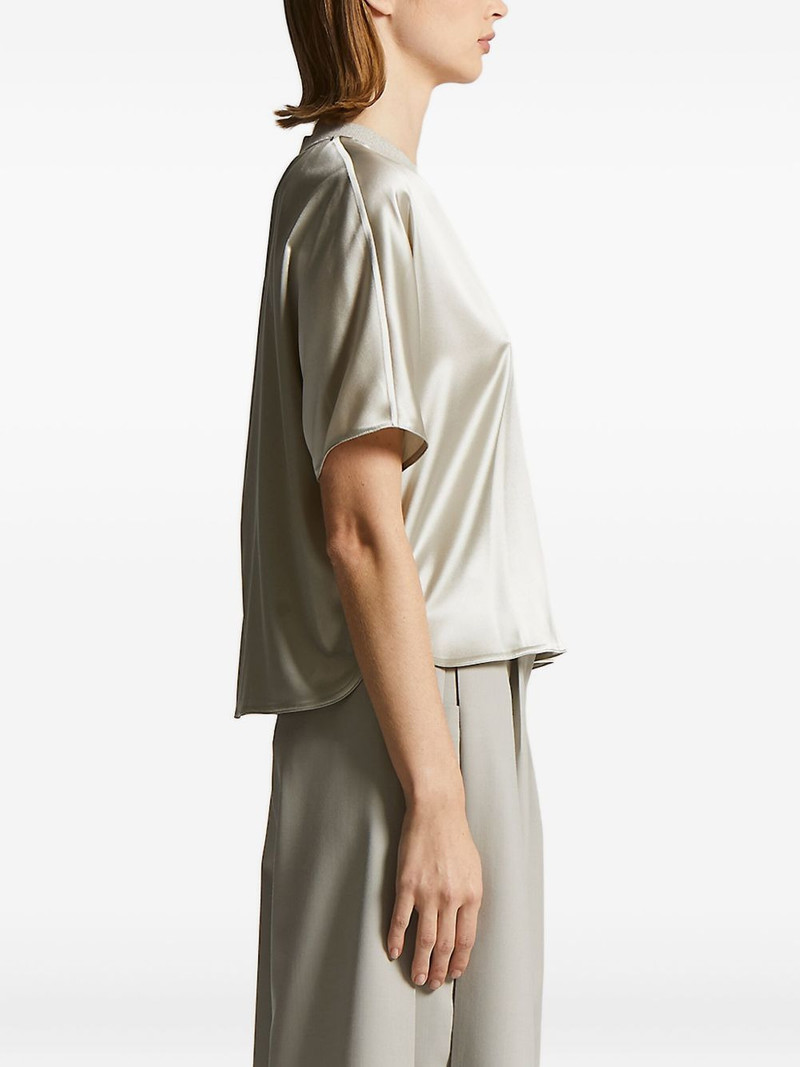 satin-trimmed boxy top 3