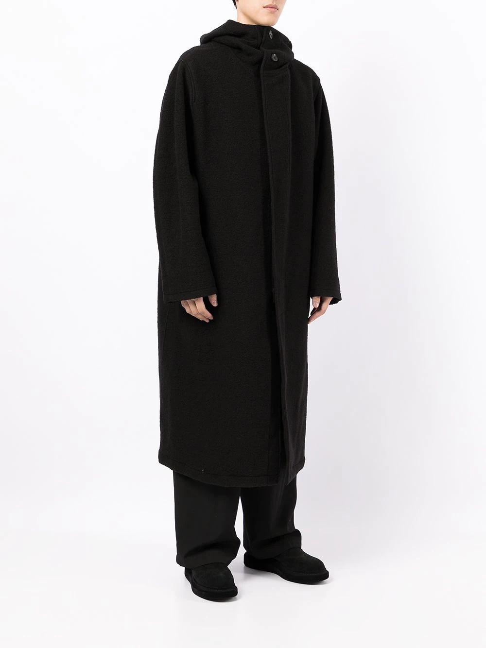 oversized hooded coat - 3