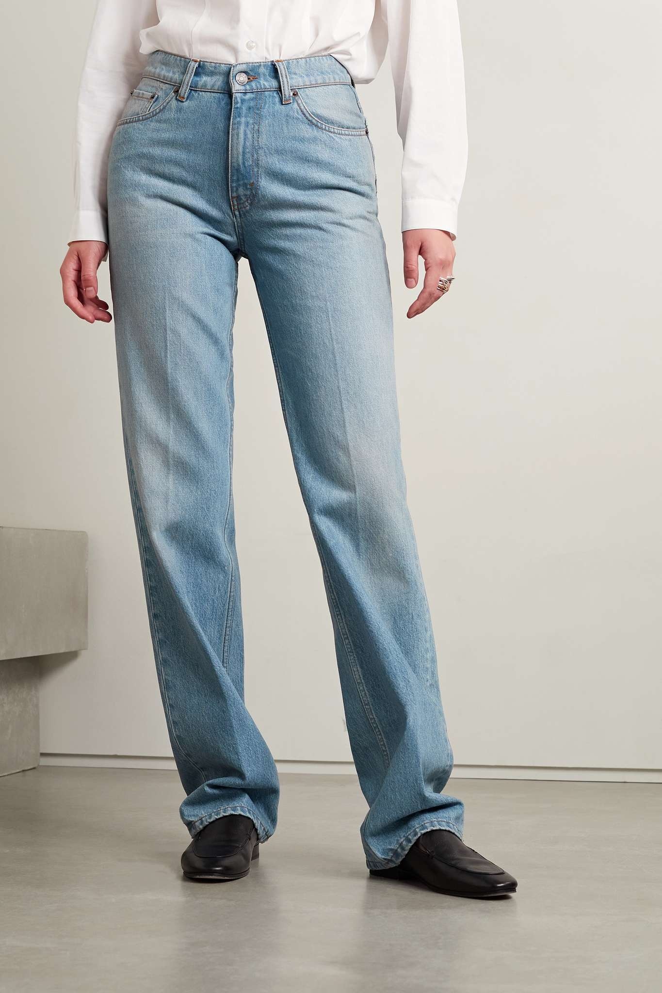 Carlton high-rise straight-leg jeans - 3