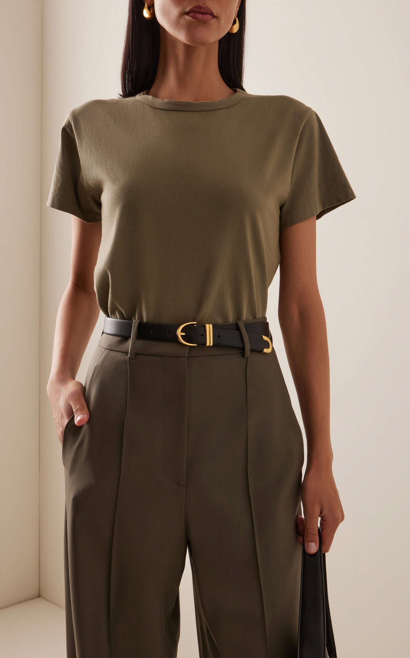 The Margo Cotton T-Shirt green - 3