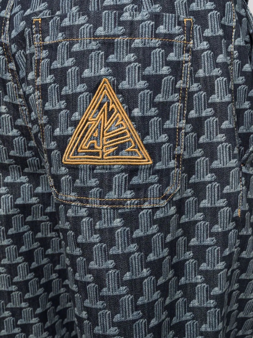 geometric-print bermuda shorts - 5