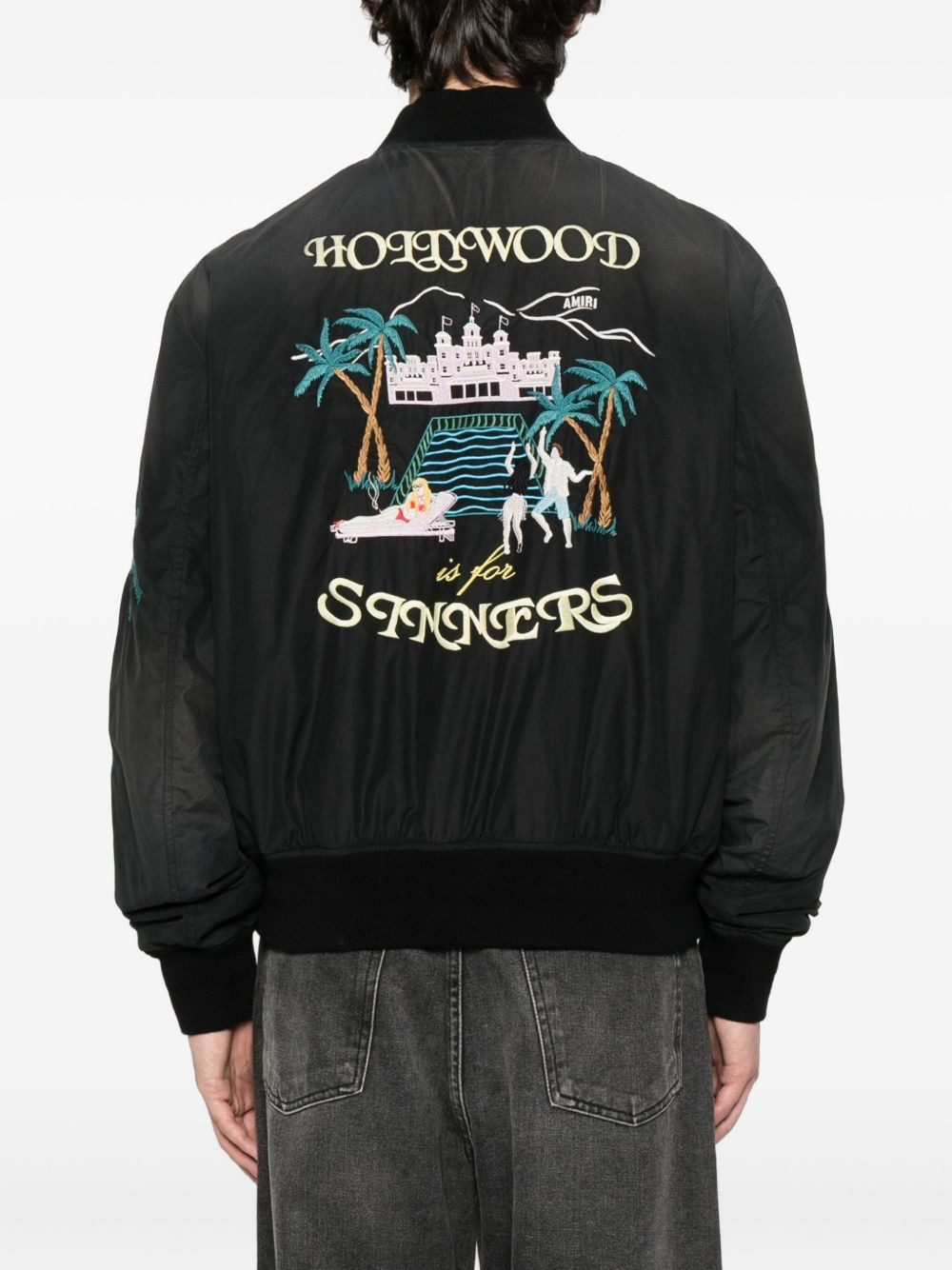 AMIRI embellished bomber jacket | REVERSIBLE