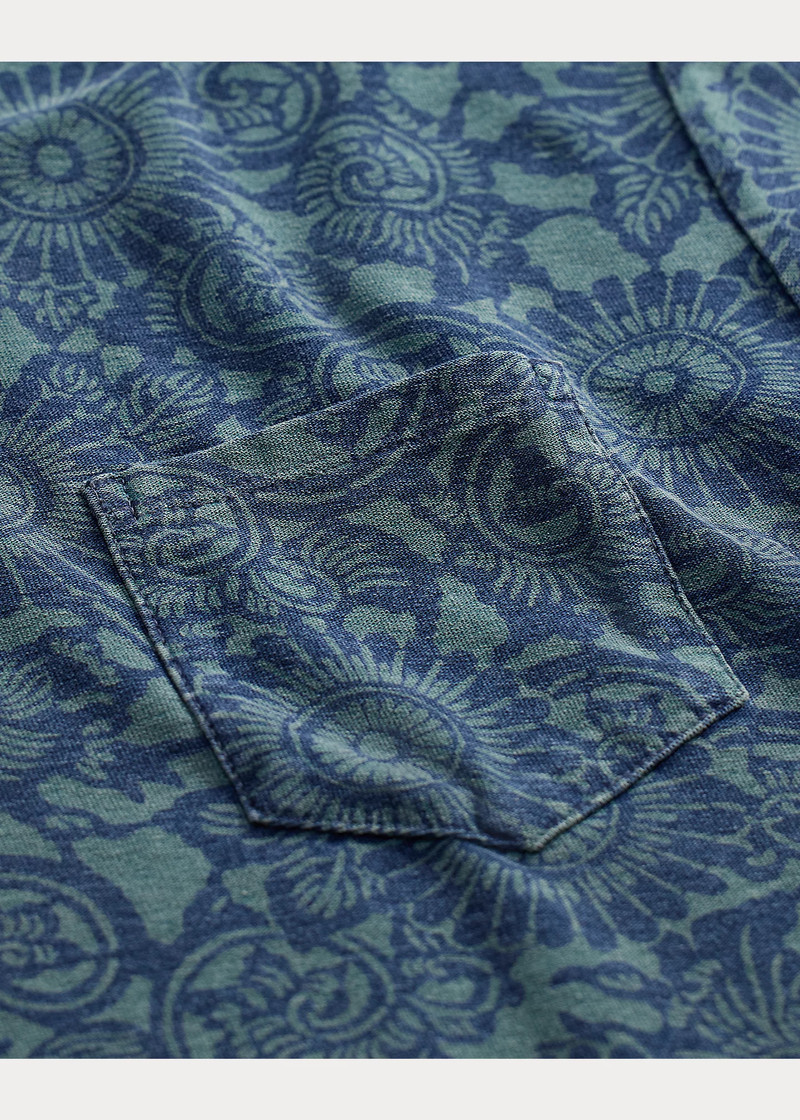 Indigo Print Jersey T-Shirt 4