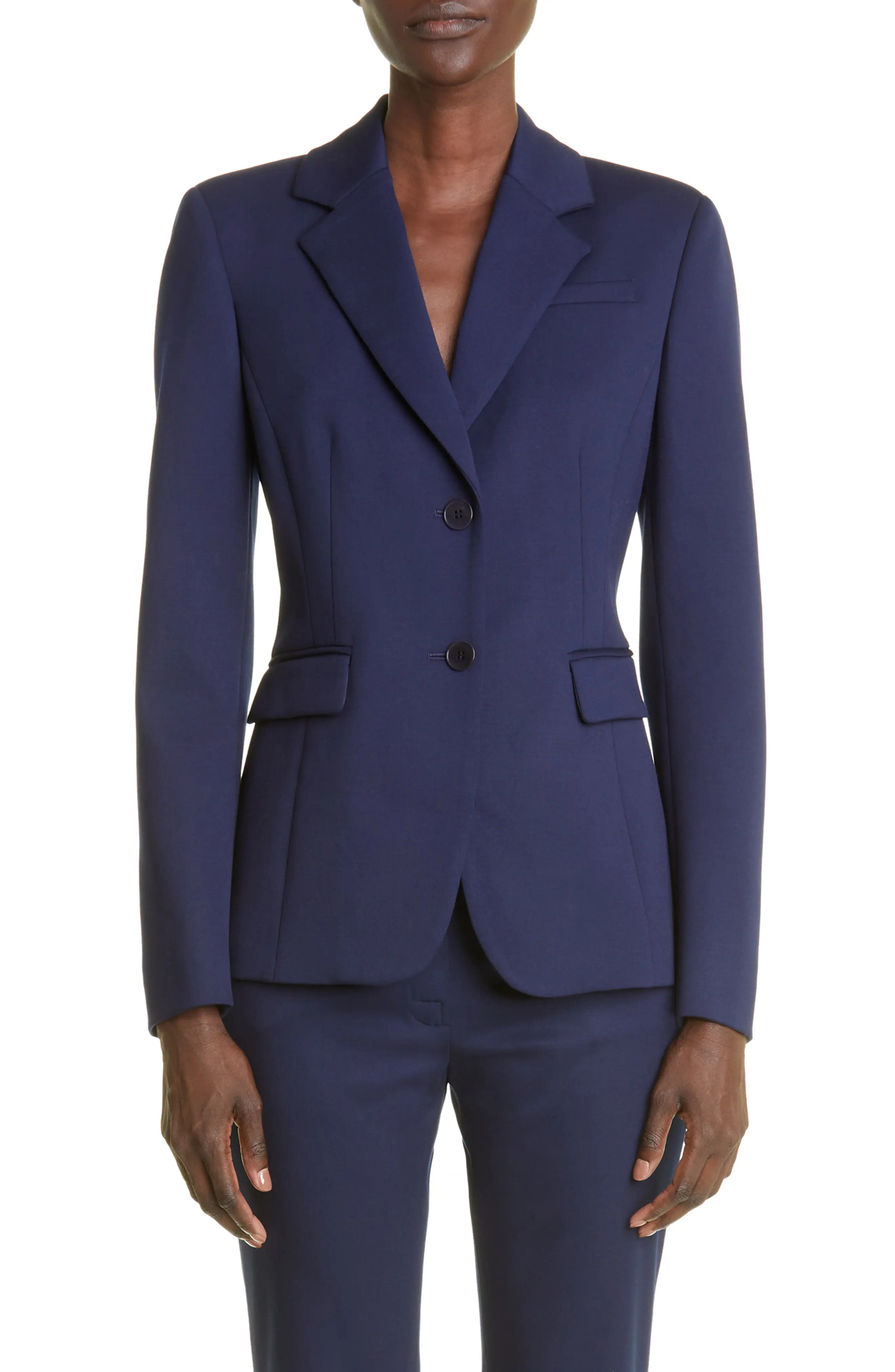 Fenice Stretch Wool Blazer - 1