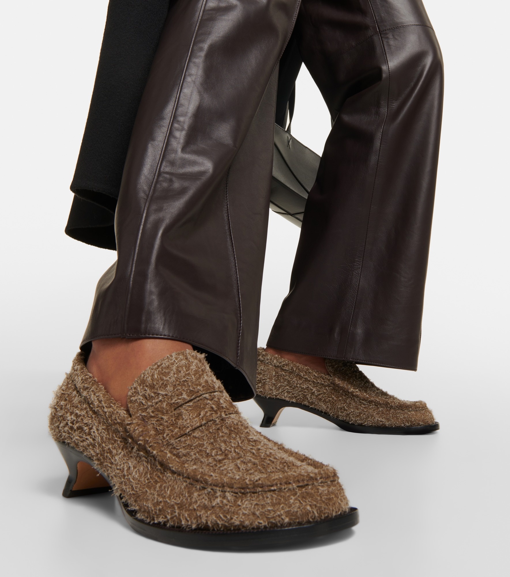 Terra 40 suede loafer pumps - 4