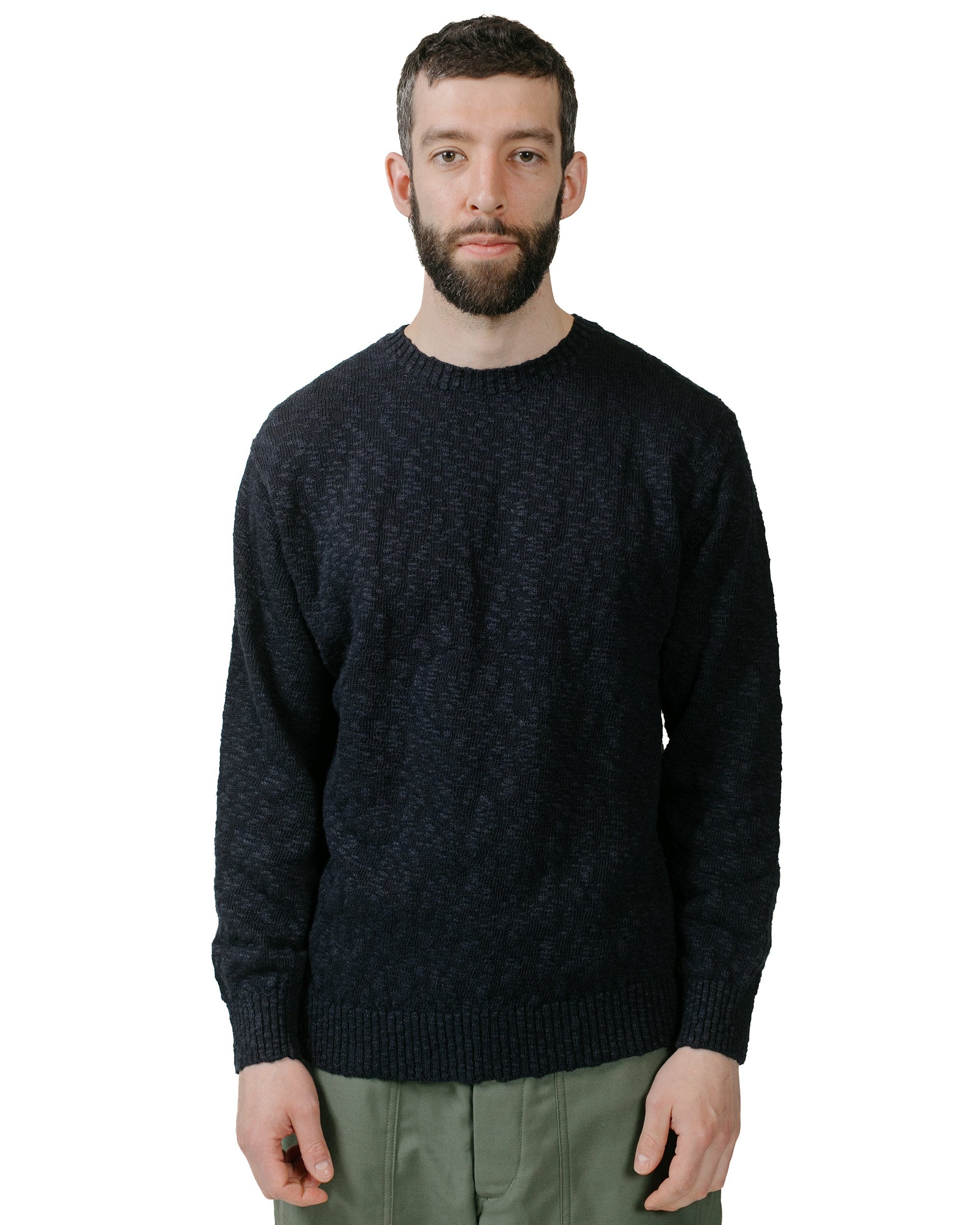 Crew Cotton Hemp 5G Navy - 2