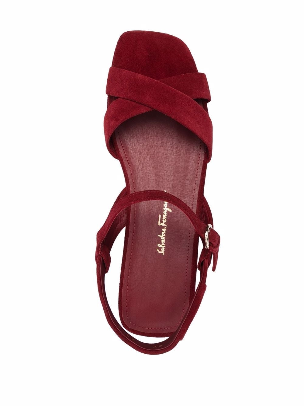 strappy platform block-heel sandals - 4