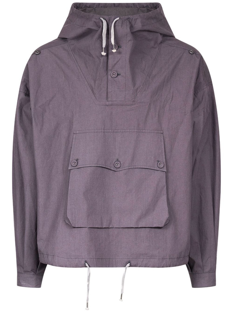 coated cotton hoodie 1