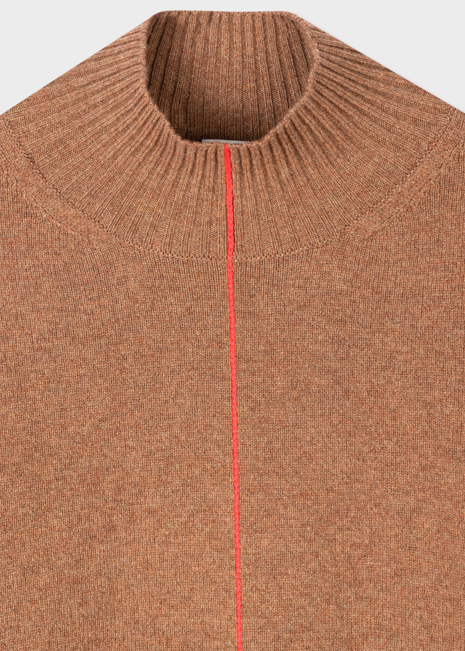 Wool Contrast Trim Sweater - 2