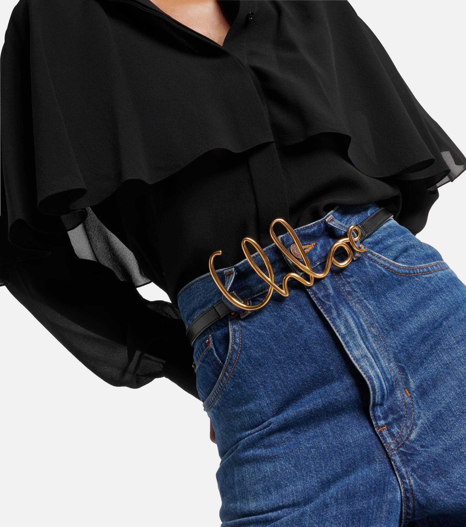 Chloé Iconic slim leather belt - 2