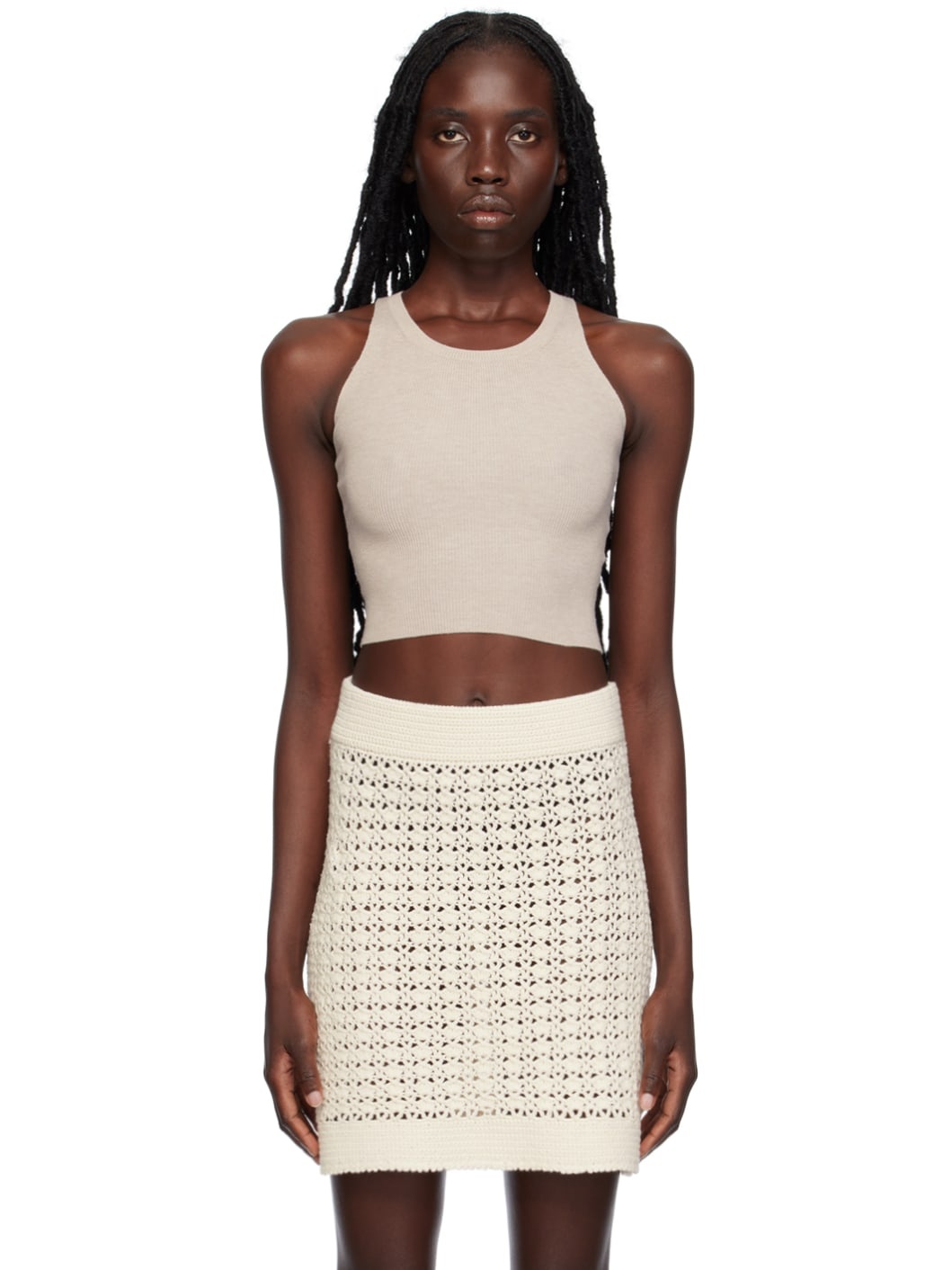 Beige Grace Tank Top - 1