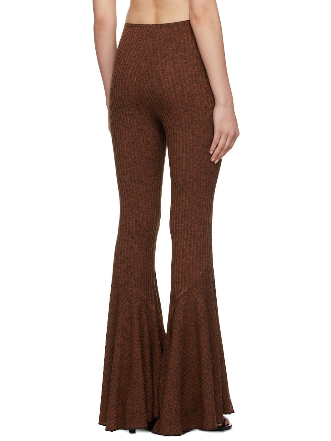 Brown Thea Flare Trousers - 3