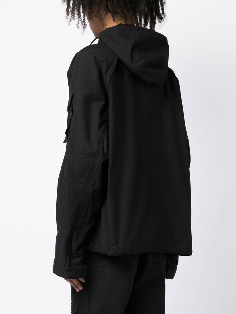 drawstring hood shirt jacket 4