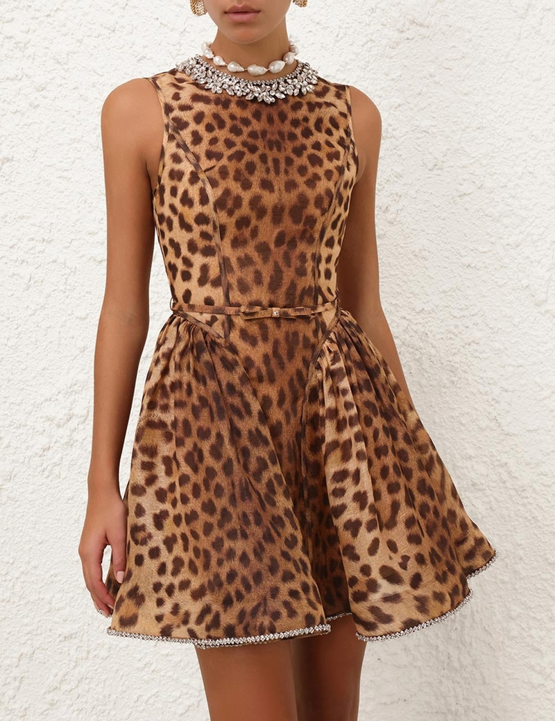 Zimmermann CRUSH PANELLED MINI DRESS outlook