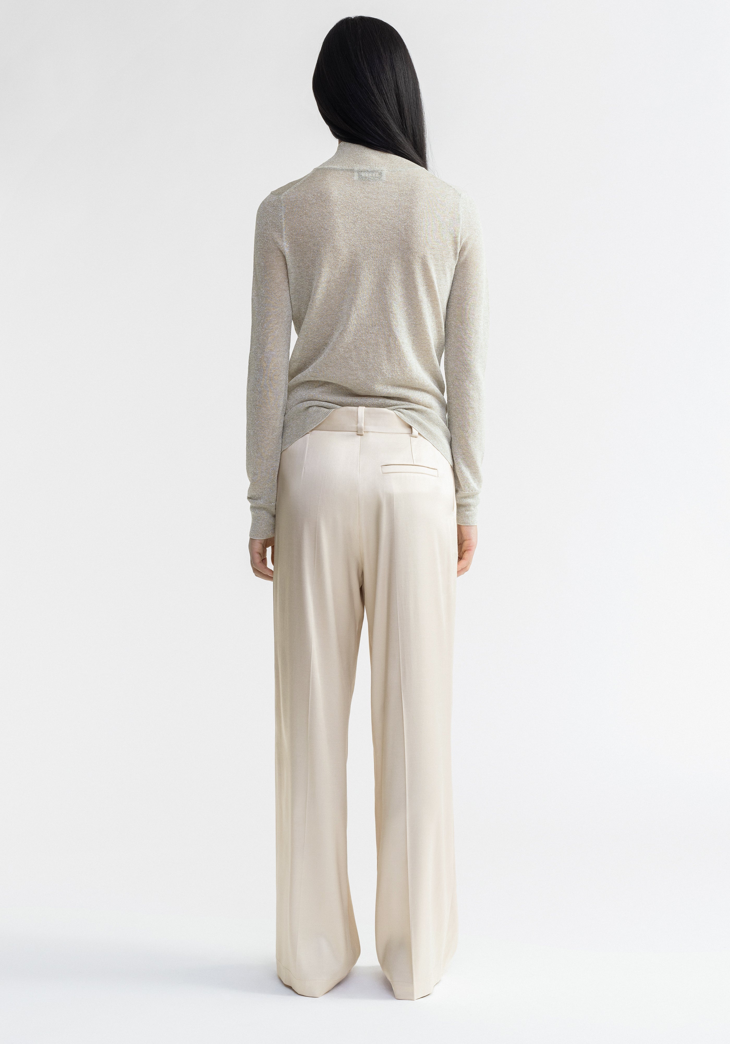 VASLAV
Sparkly ribbed turtleneck - 4