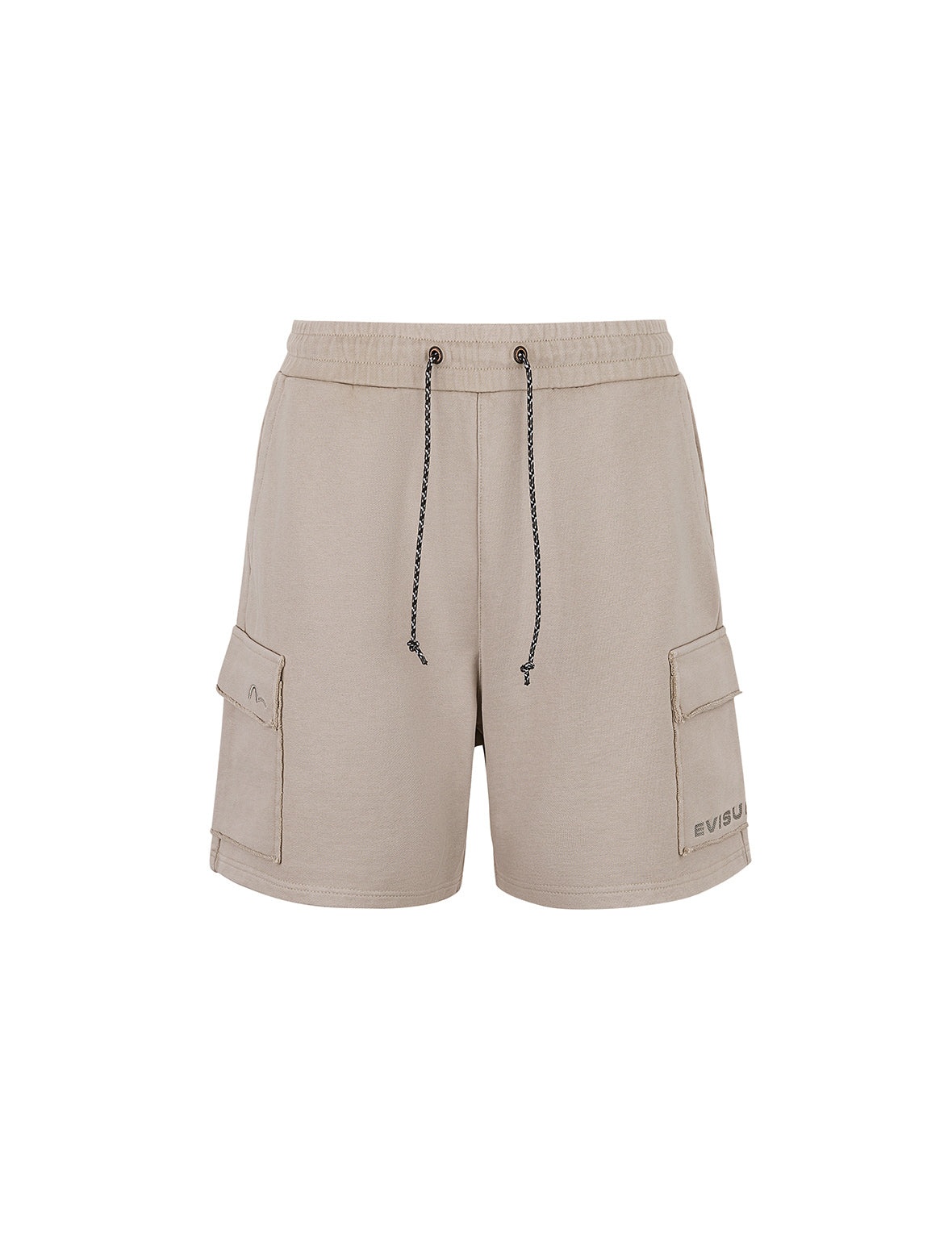 Seagull and Logo Embroidery Relax Fit Sun-Dried Finish Sweatshorts - 10
