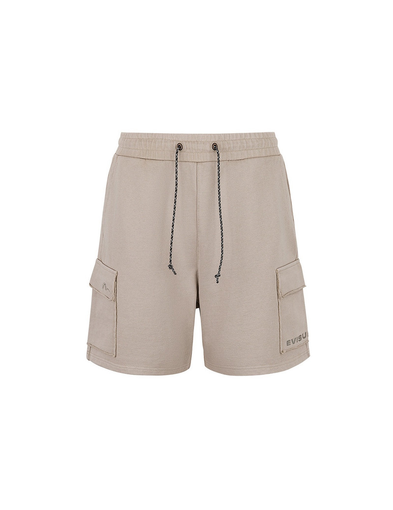 Seagull and Logo Embroidery Relax Fit Sun-Dried Finish Sweatshorts 10