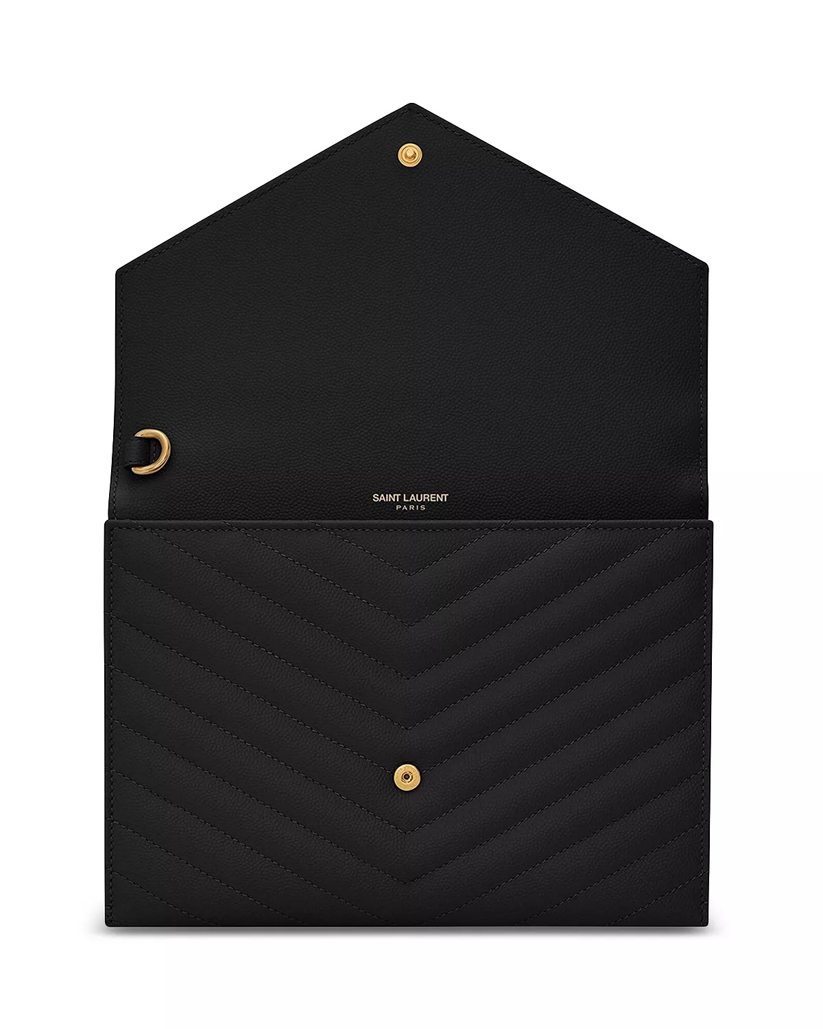 Cassandre Matelasse Flap Pouch In Quilted Grain De Poudre Embossed Leather - 5
