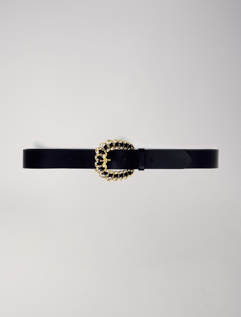 Belt with diamanté buckle 1