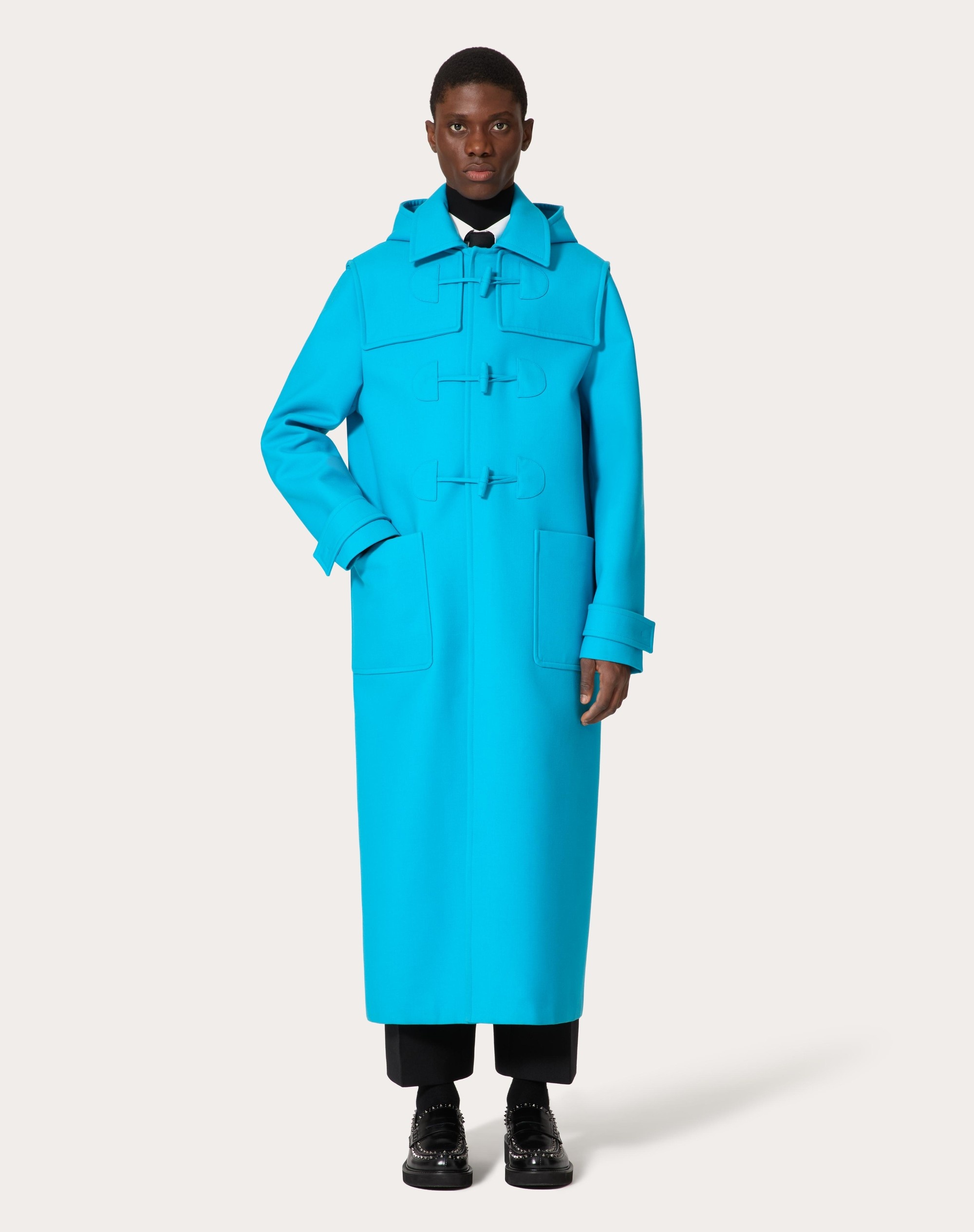 WOOL DUFFEL COAT - 3