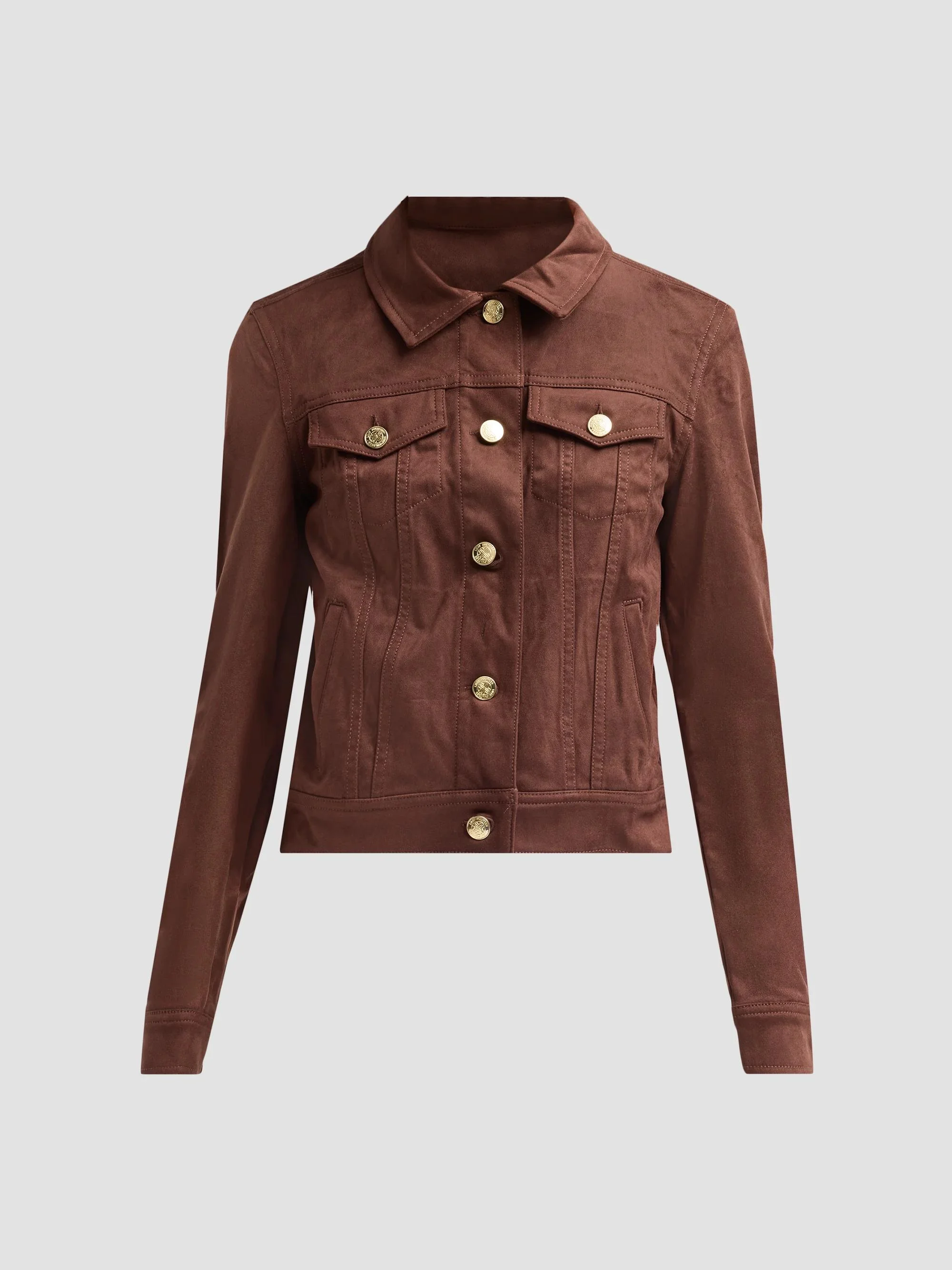 Women's Seaspray Faux Suede Jacket - Coco Beach - 1