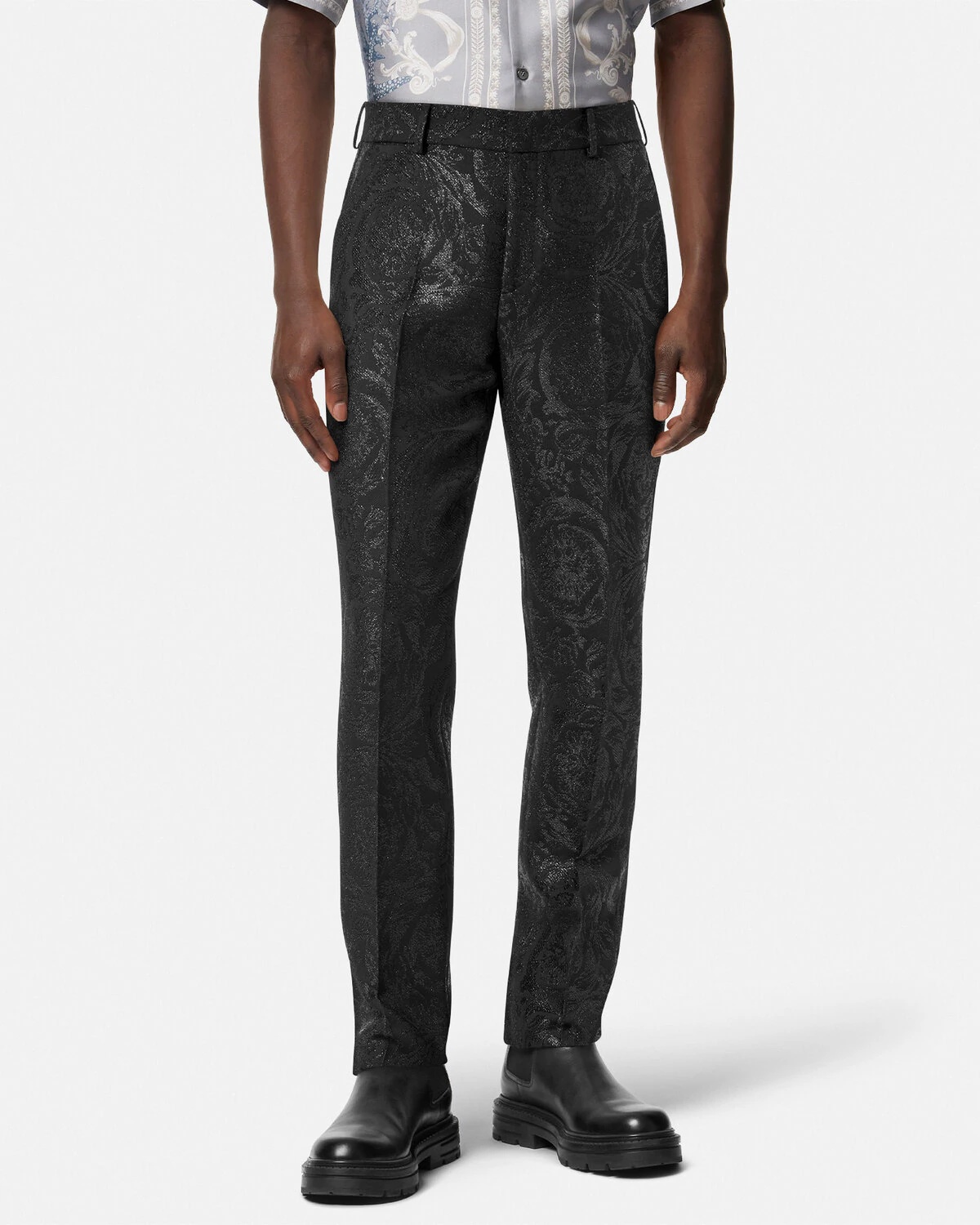 Wool-Blend Formal Pants - 4