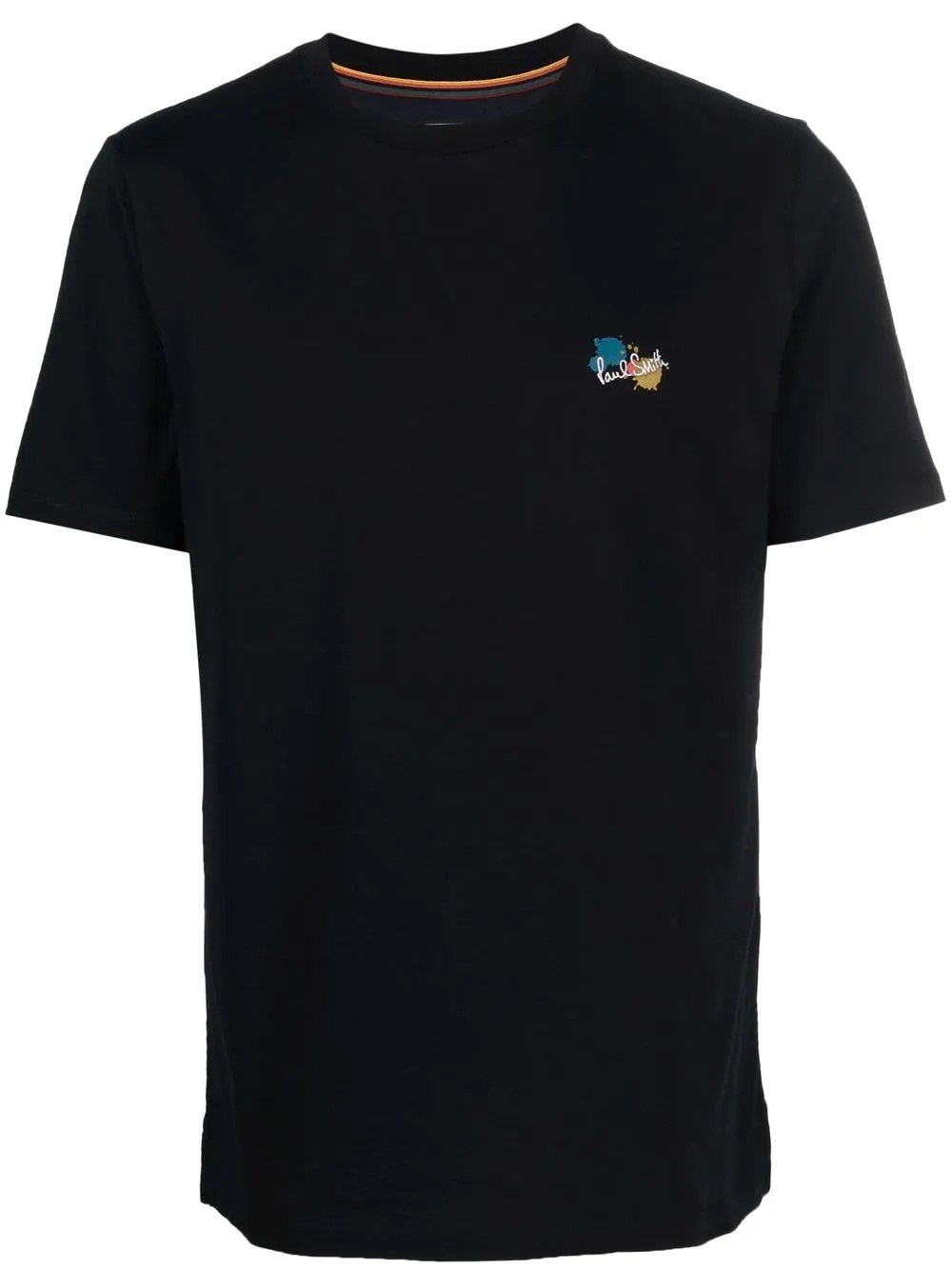 embroidered-logo cotton T-shirt - 1