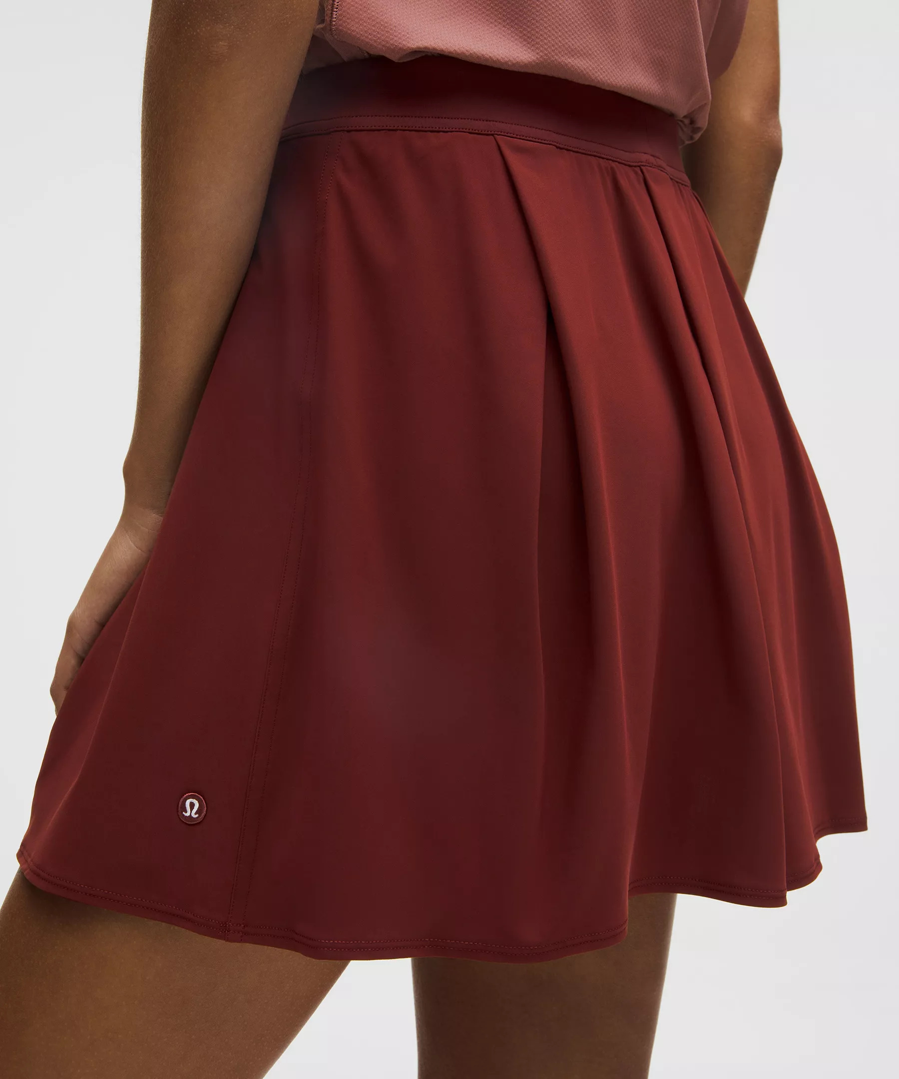 Angled-Pleat High-Rise Tennis Skirt - 5