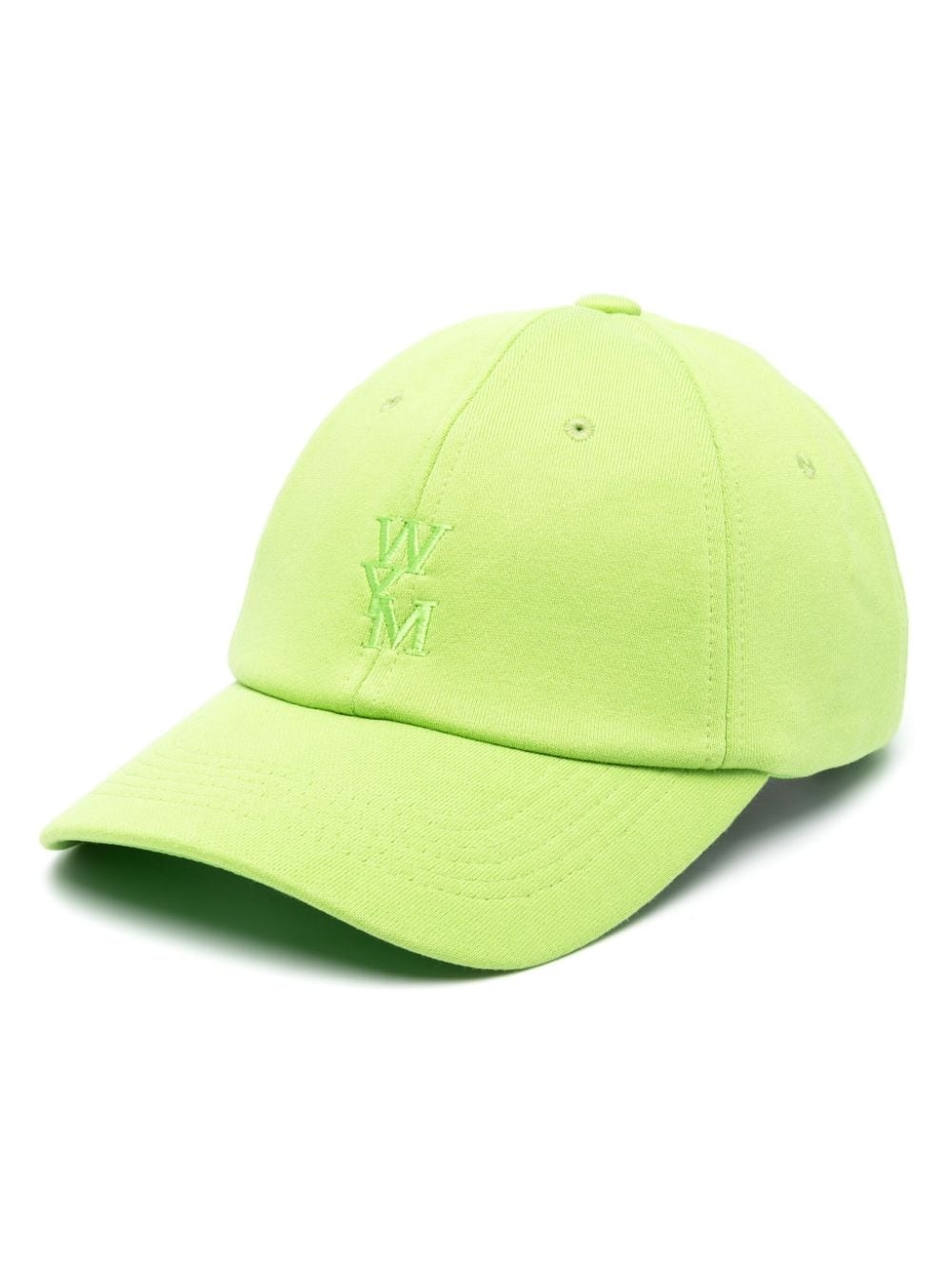 logo-embroidered cotton cap - 1