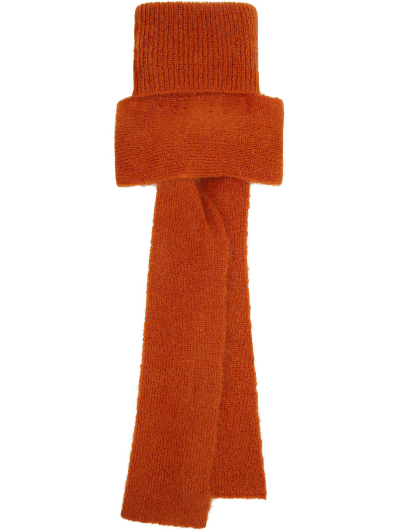 Dries Van Noten Orange Techno Scarf outlook