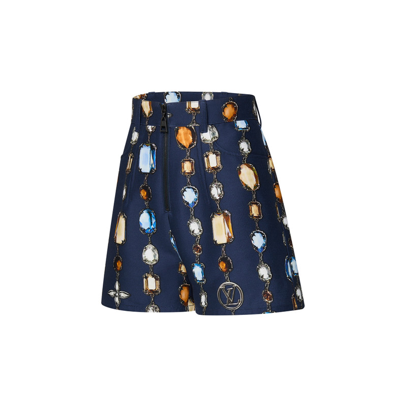 Necklace Print Tailored Shorts 2