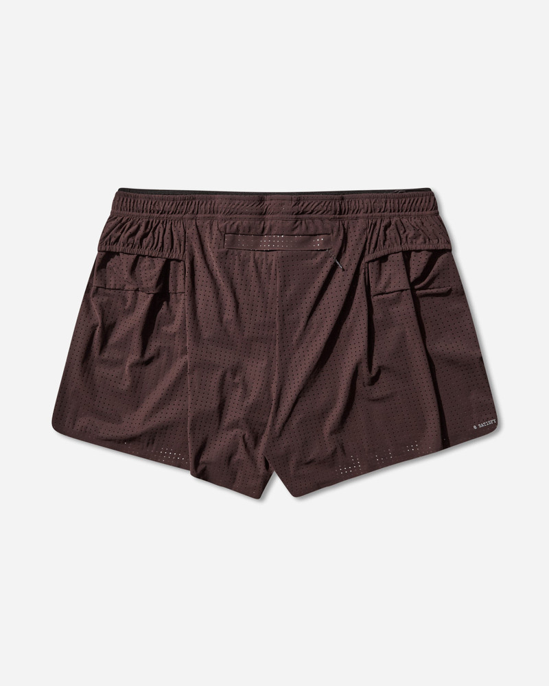 SATISFY Men's Space‑O 2.5" Distance Shorts Deep Mahogany outlook