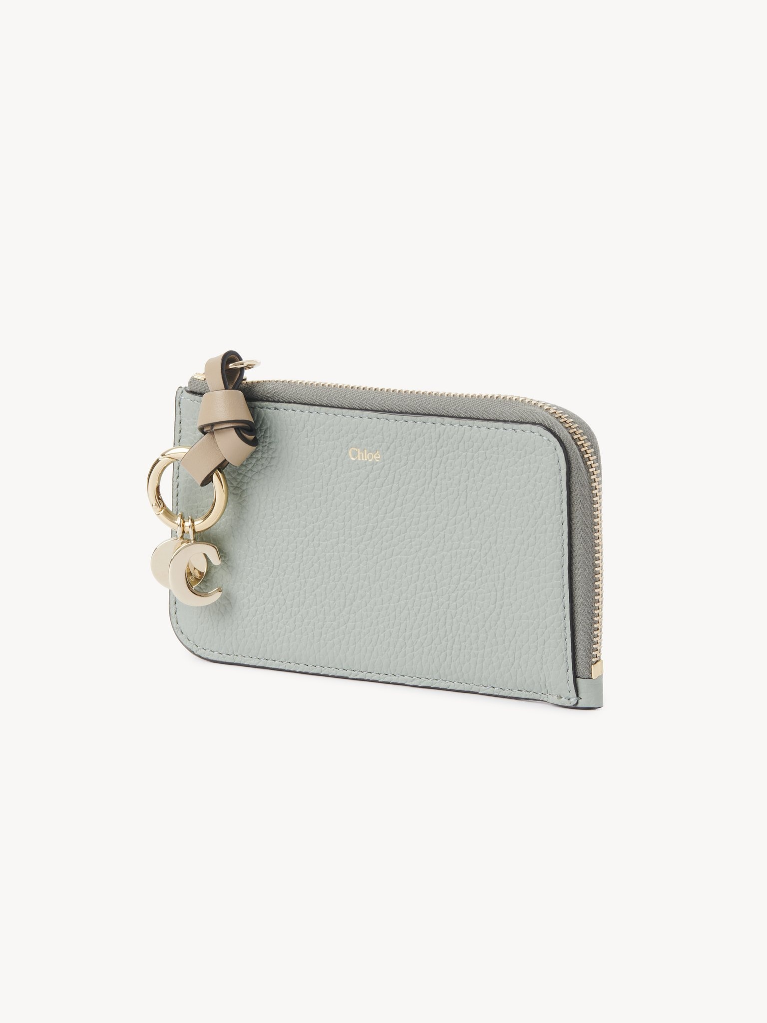 ALPHABET PURSE IN GRAINED LEATHER - 2