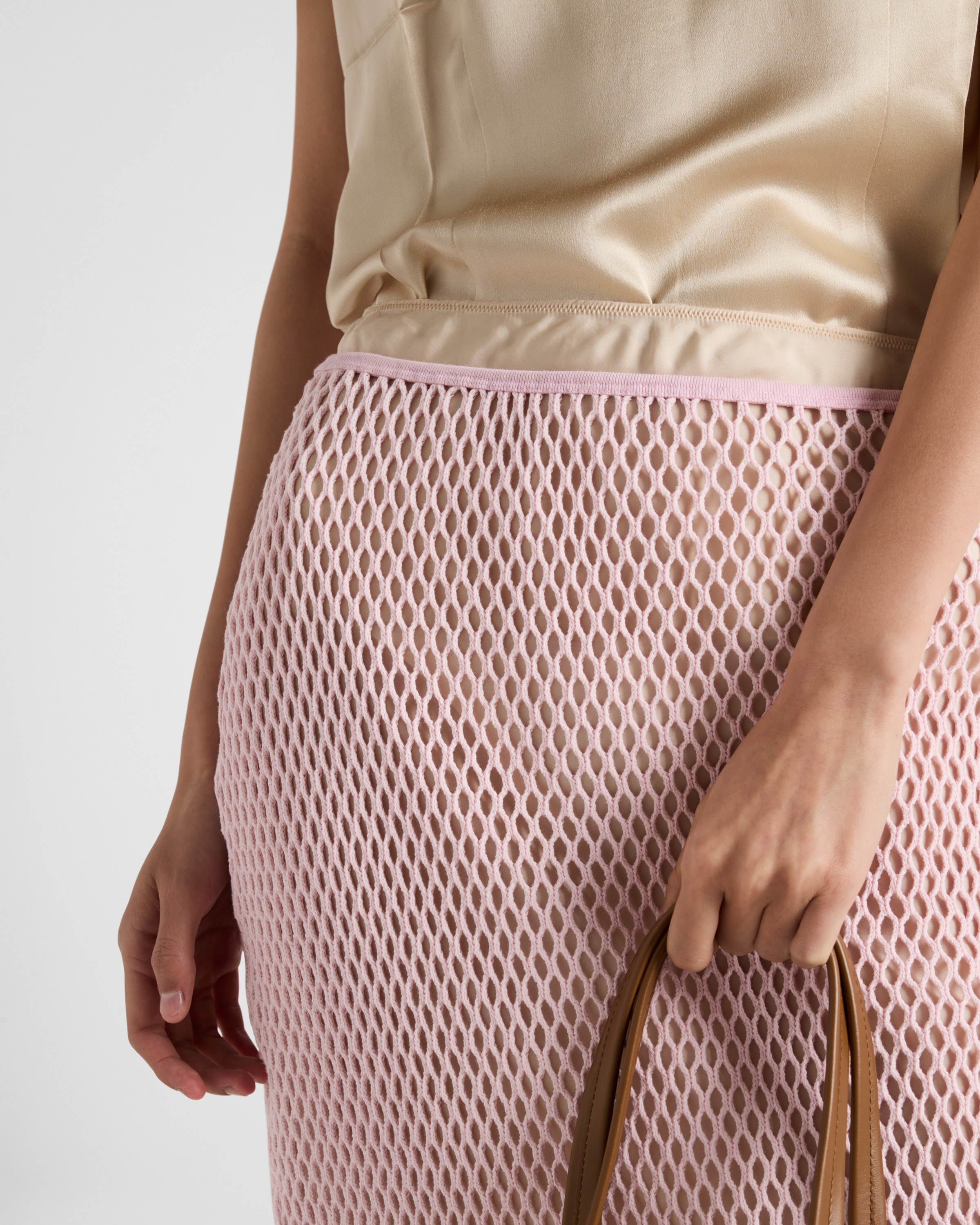 Cotton mesh skirt - 3
