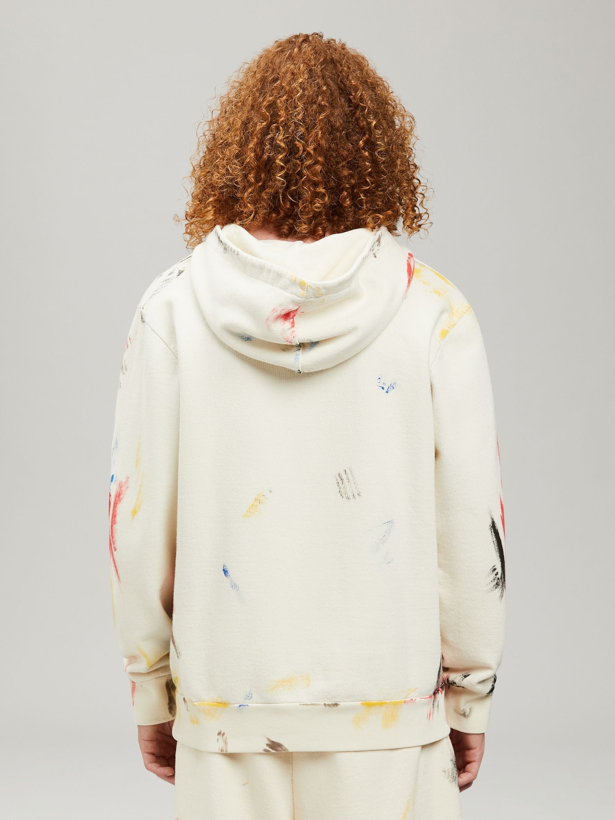 PAINTED COLLEGE HOODIE - 5