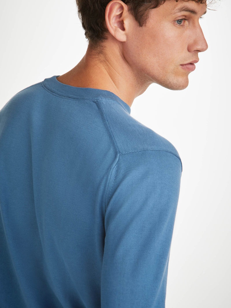 Men's Sweater Jacob Sea Island Storm Blue - 7